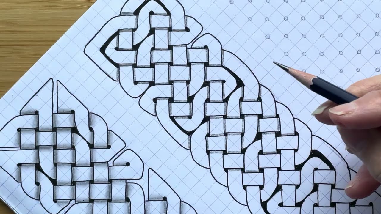 To shade or not to shade 50 Celtic knots in 50 Days