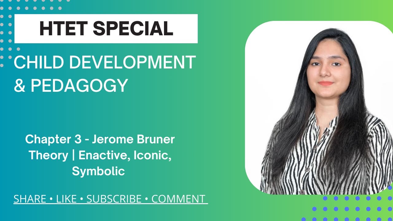 Jerome Bruner in 10 Min| Enactive, Iconic, Symbolic HTET, CTET, BPSC,KVS,DSSSB & TEACHING EXAMS