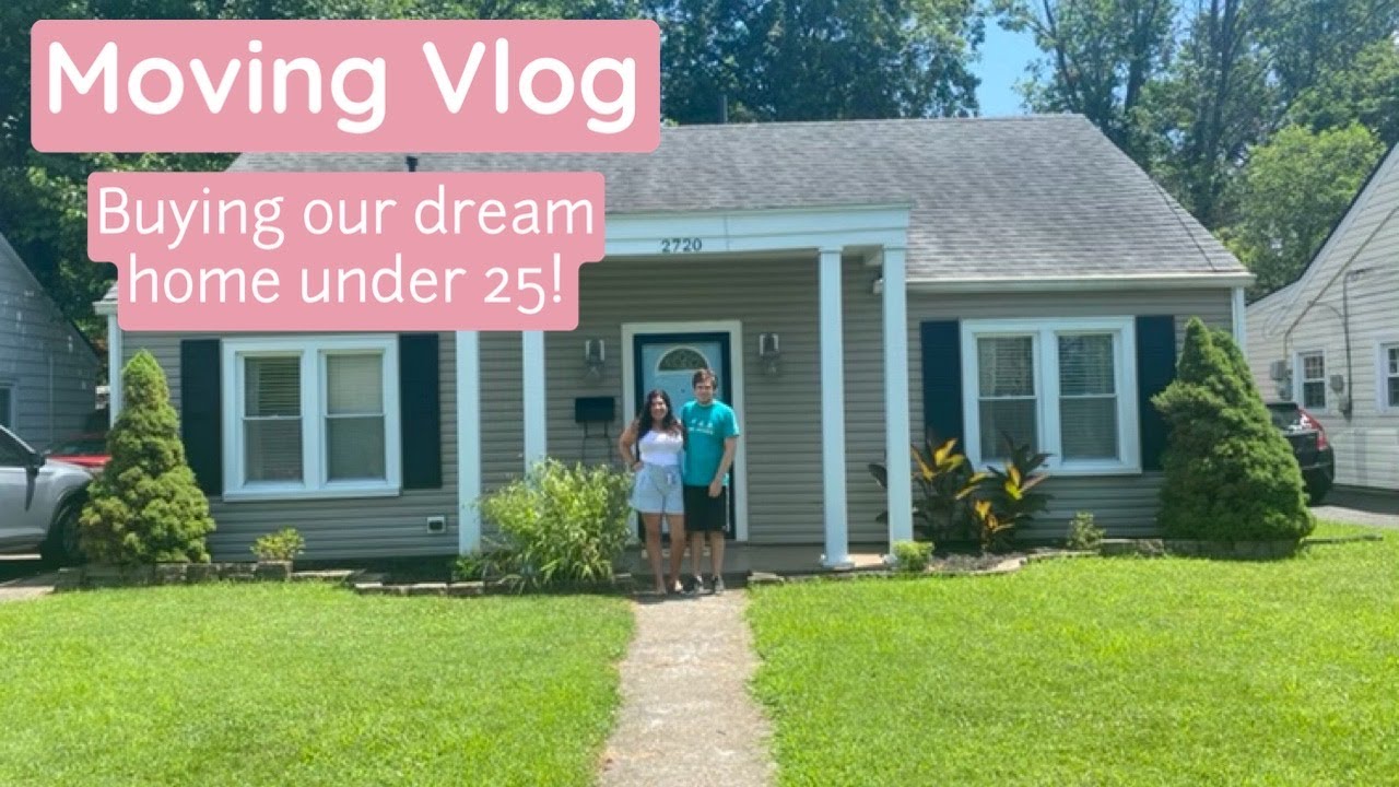 Buying Our First Home Under 25! Moving Vlog and Empty House Tour.