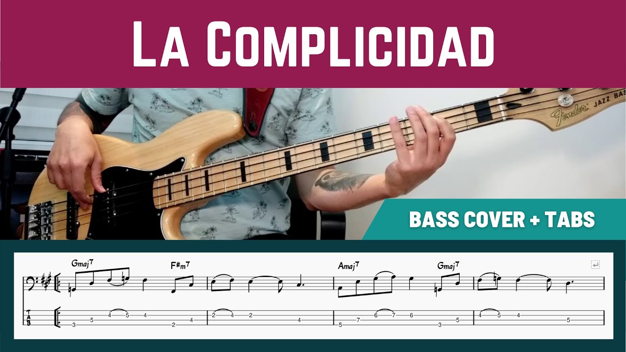 Cultura Profética - La Complicidad (Bass cover + TAB)