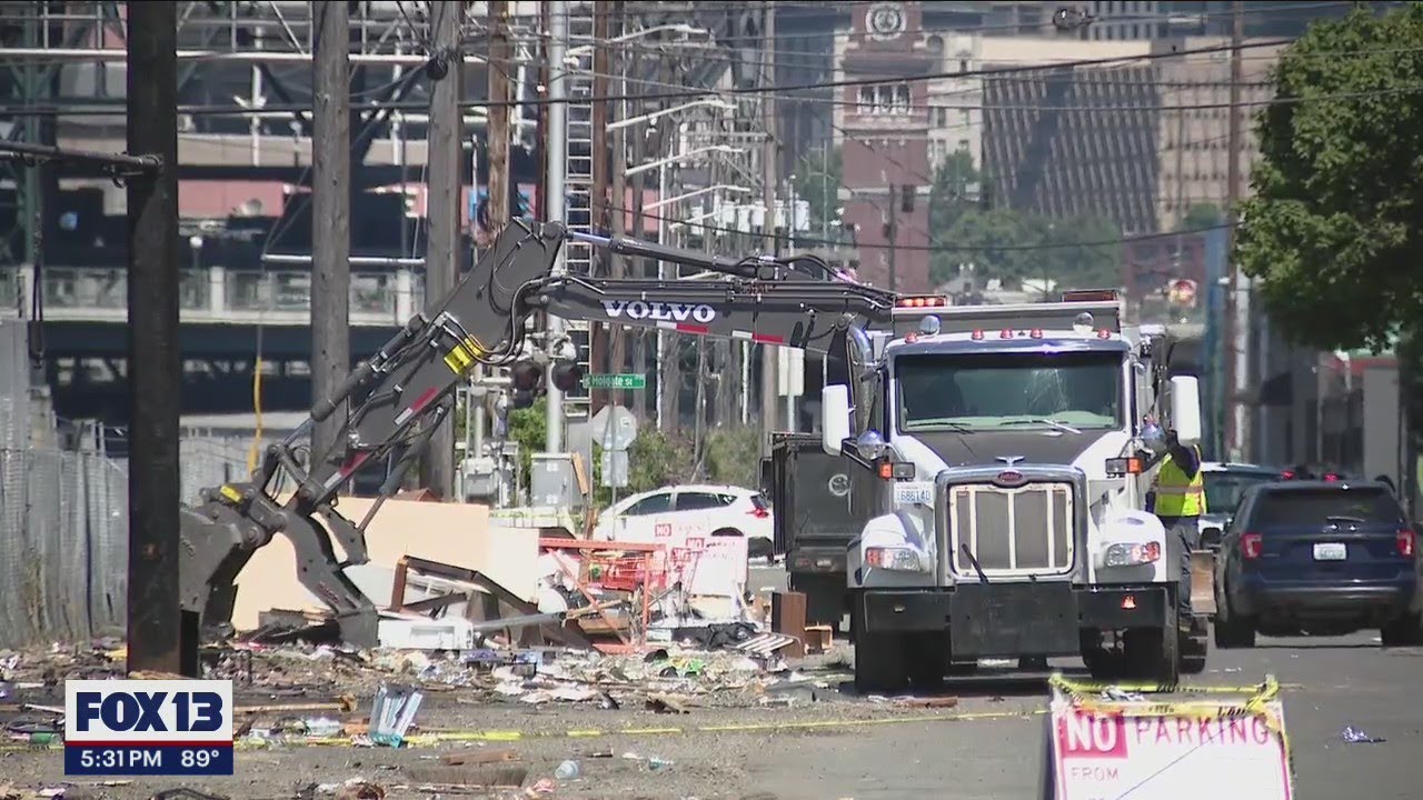 Critics argue it's too hot for Seattle to tear down homeless encampments | FOX 13 Seattle