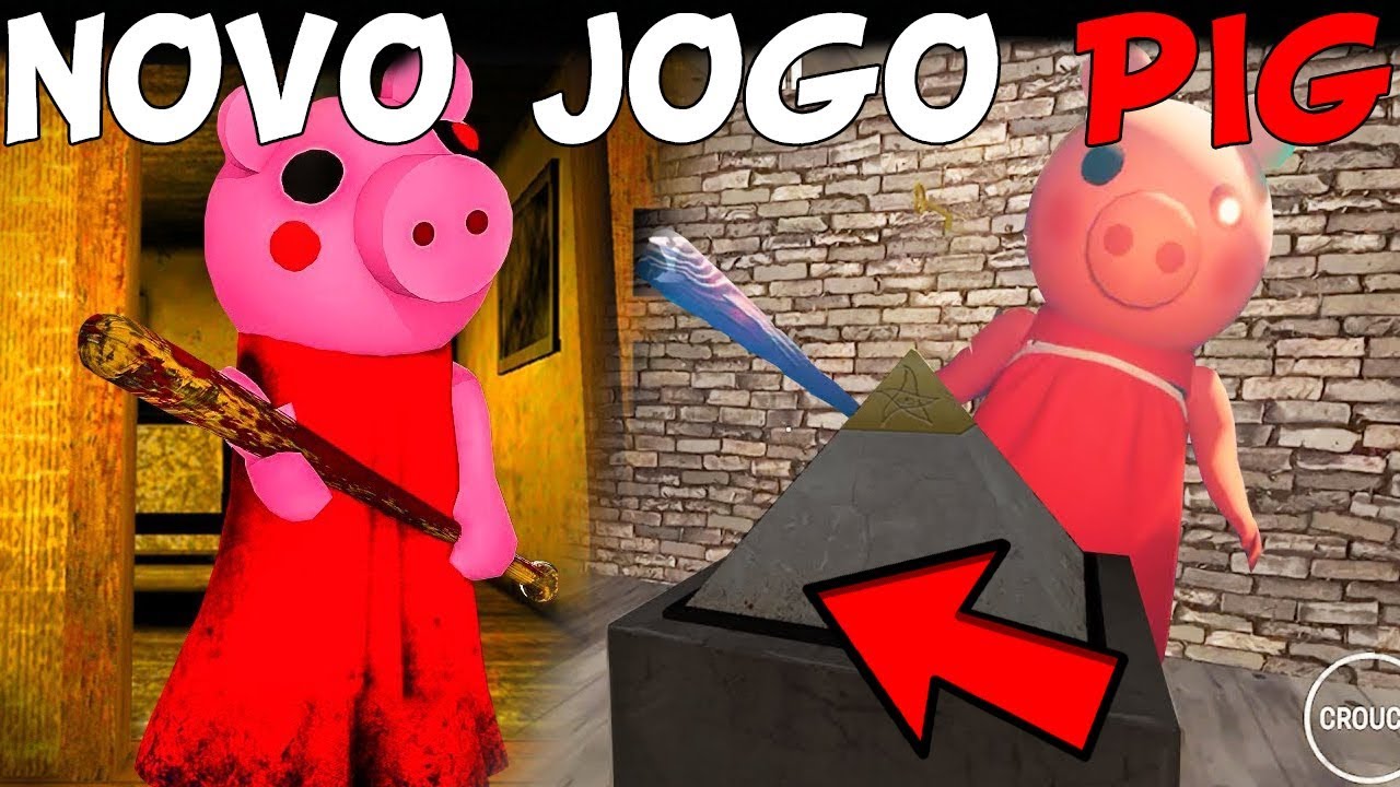 JOGANDO O NOVO JOGO DE TERROR DA PIGGY!! - JOGO INCRÍVEL!! - Scape From Pig (JOGO DE TERROR)