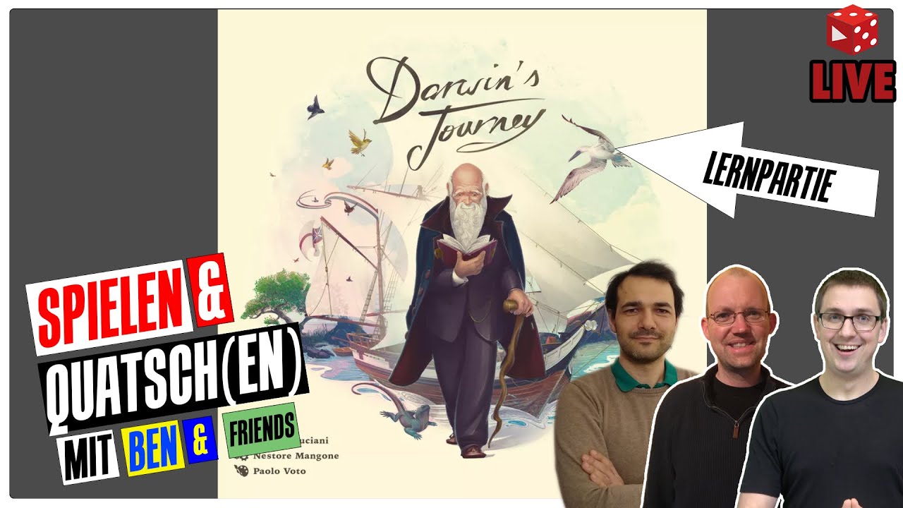 Darwin's Journey (Prototyp) & Glow - Live Let's Play Lern-Partien
