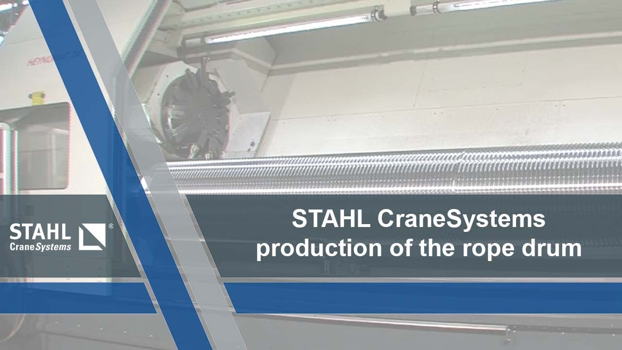 STAHL CraneSystems &ndash;&nbsp;Seiltrommeldrehmaschine