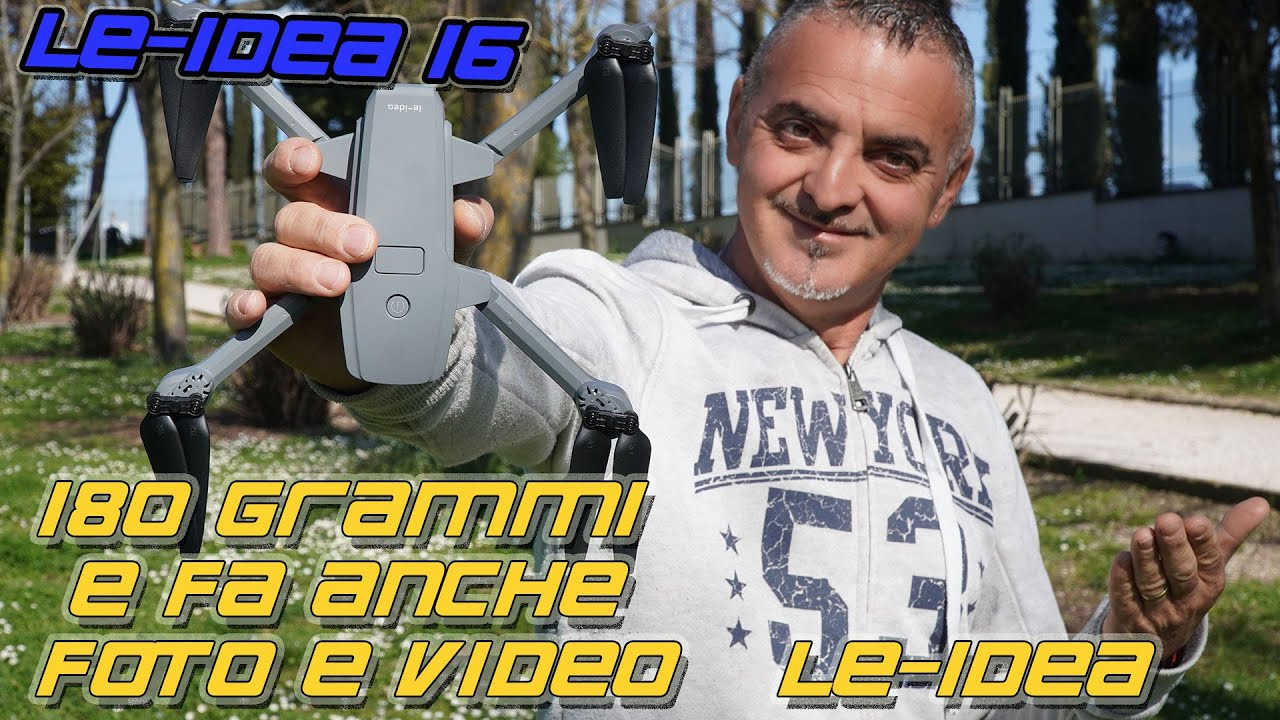 drone Le idea 16 UNBOXING E TEST