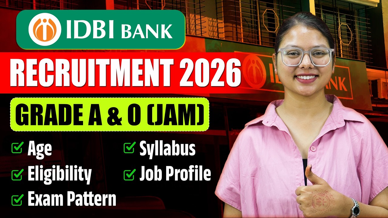 IDBI Bank Recruitment 2026 | 1300+ Vacancies | Promotion? Salary, eligibility, exam pattern