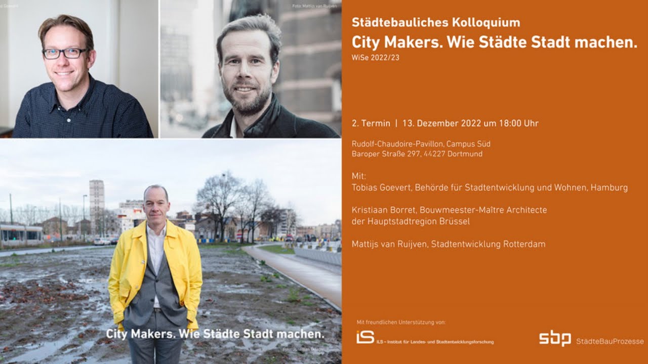 02  Mattijs van Ruijven, Stadt Rotterdam | 2. Termin - SBP St&auml;dtebauliches Kolloquium WS22/23
