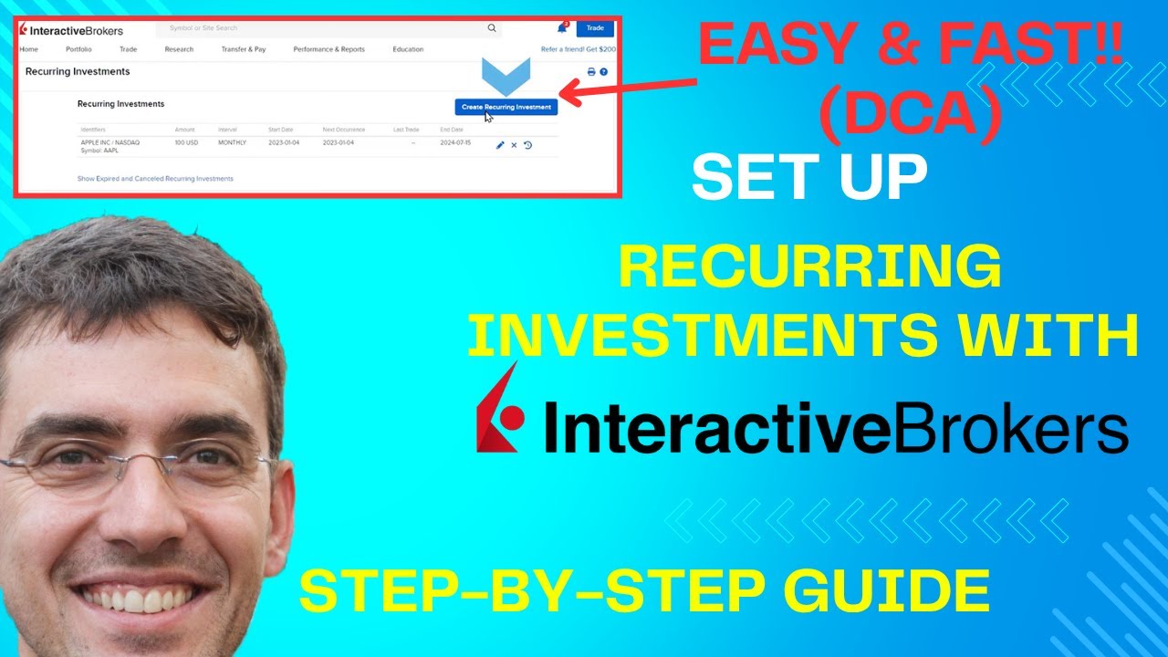 How to Set Up Recurring Investments on Interactive Brokers (Automated DCA)