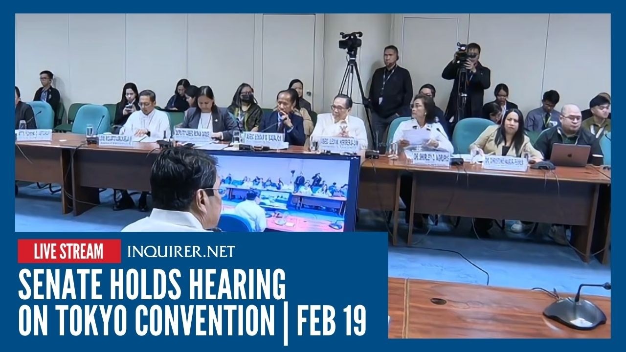 LIVE: Senate holds hearing on Tokyo Convention | Feb 19