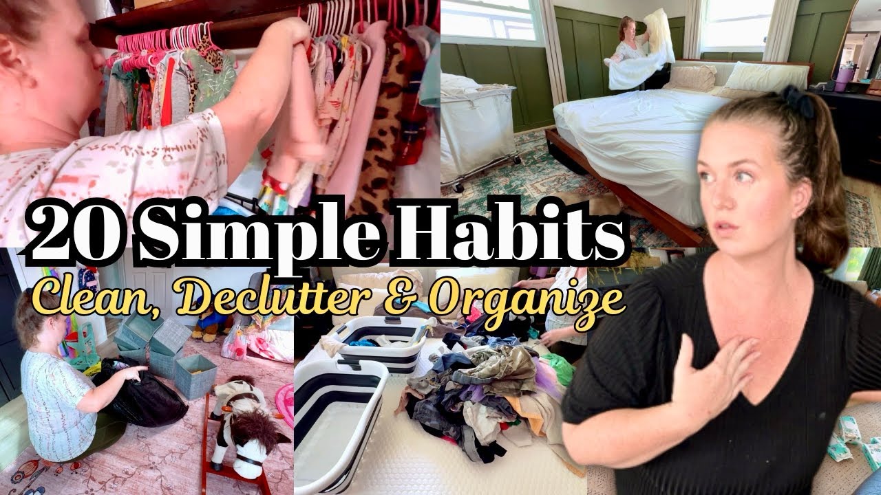 20 Habits That Keep My House Clean as a Busy Mom | Cleaning Motivation 2026 Clean declutter organize