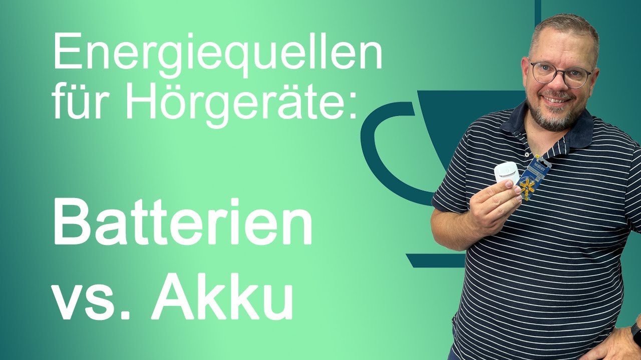 Energiequellen für Hörgeräte: Batterien vs. Akku