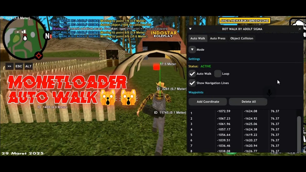 SHARE AUTO WALK MONETLOADER UPDATE!! || GTA SAMP