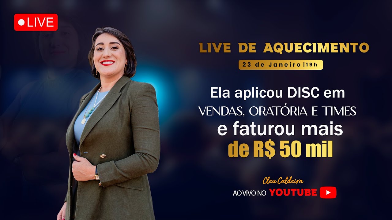 Como a Cleu Caldeira faturou mais de R$ 50 mil aplicando o DISC em vendas, oratória e times