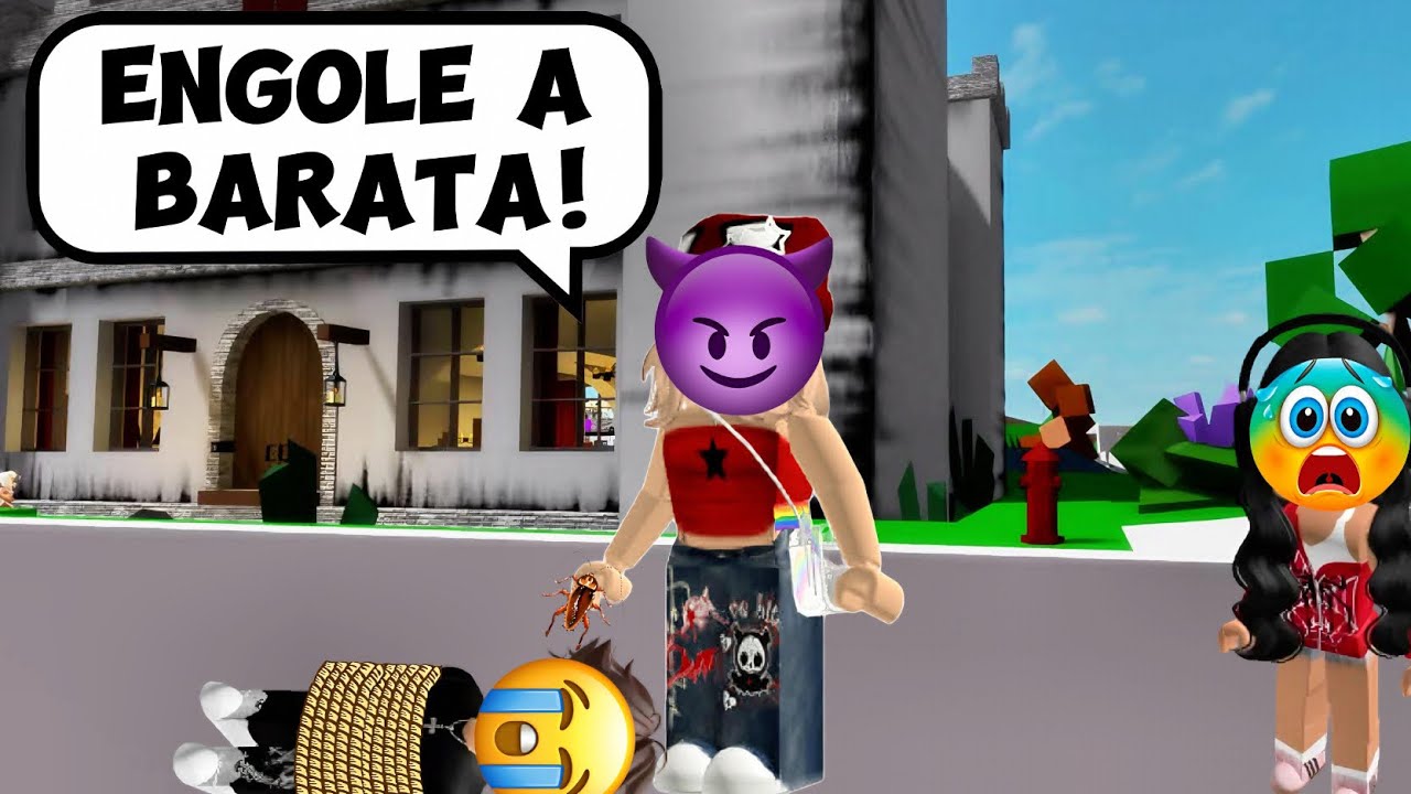A irmã adotada que odiava o irmão mais novo e se deu mal - História Roblox