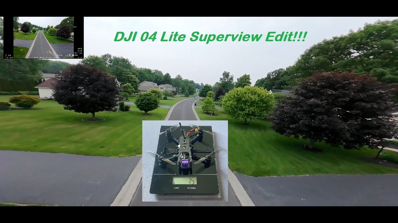 Evo DJI O4 Lite 2s-3s Pickle3 (No props in view - HD Superview)