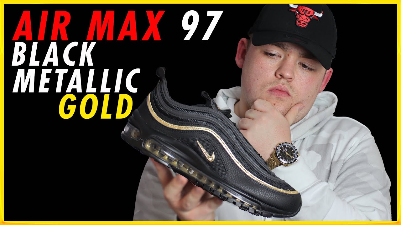 Nike Air Max 97 'Black Metallic Gold' Review