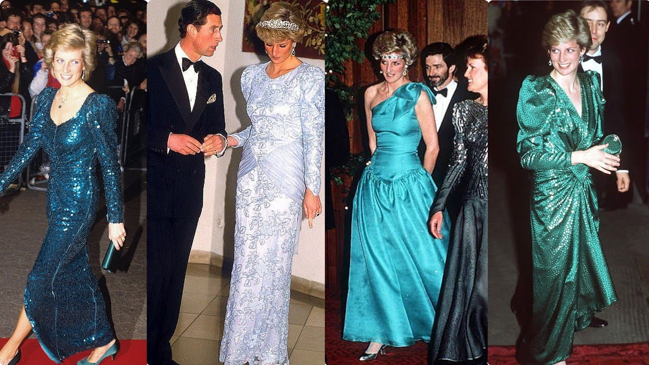 Top Beautiful and Gorgeous Princess Diana's wears royal long Maxi Dresses For 2023