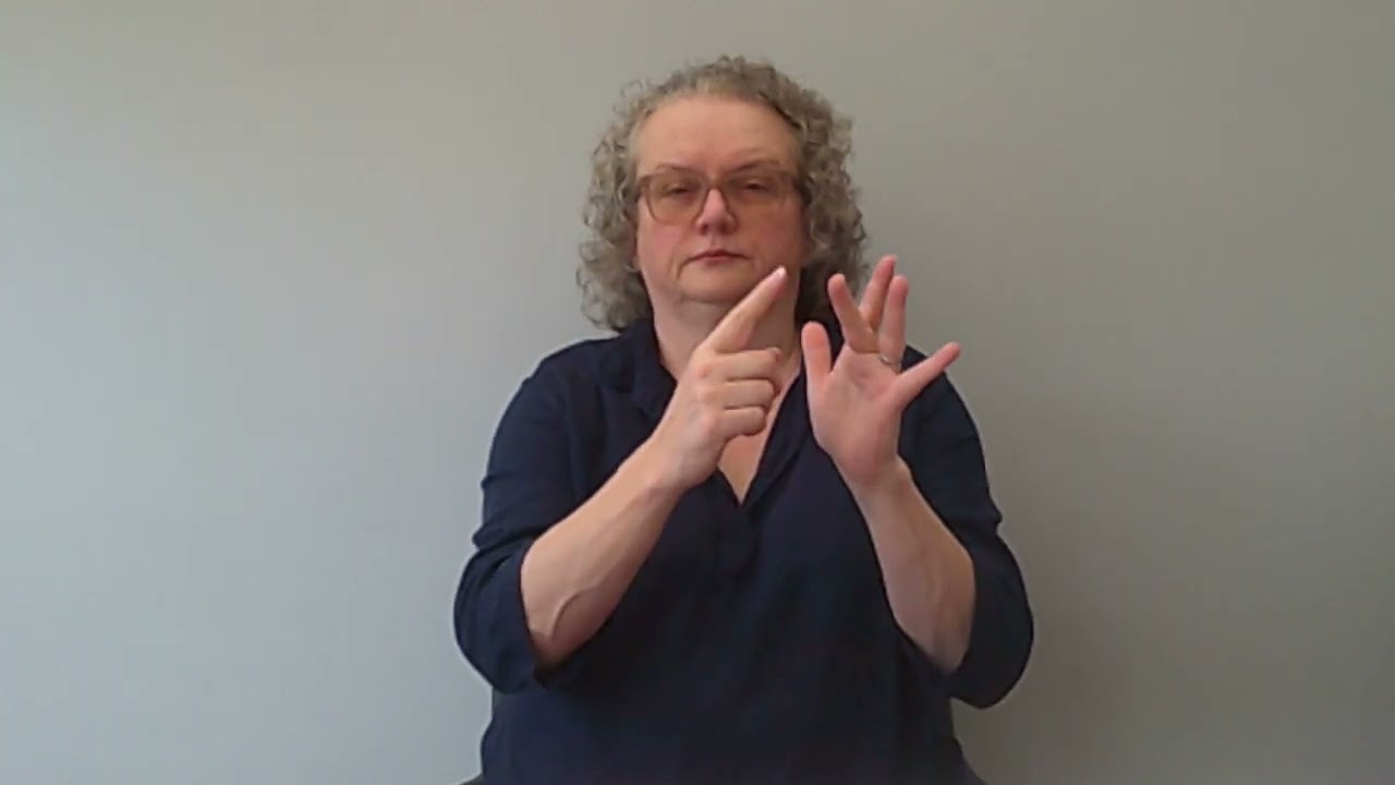 Fingerspelling of 3 letter names