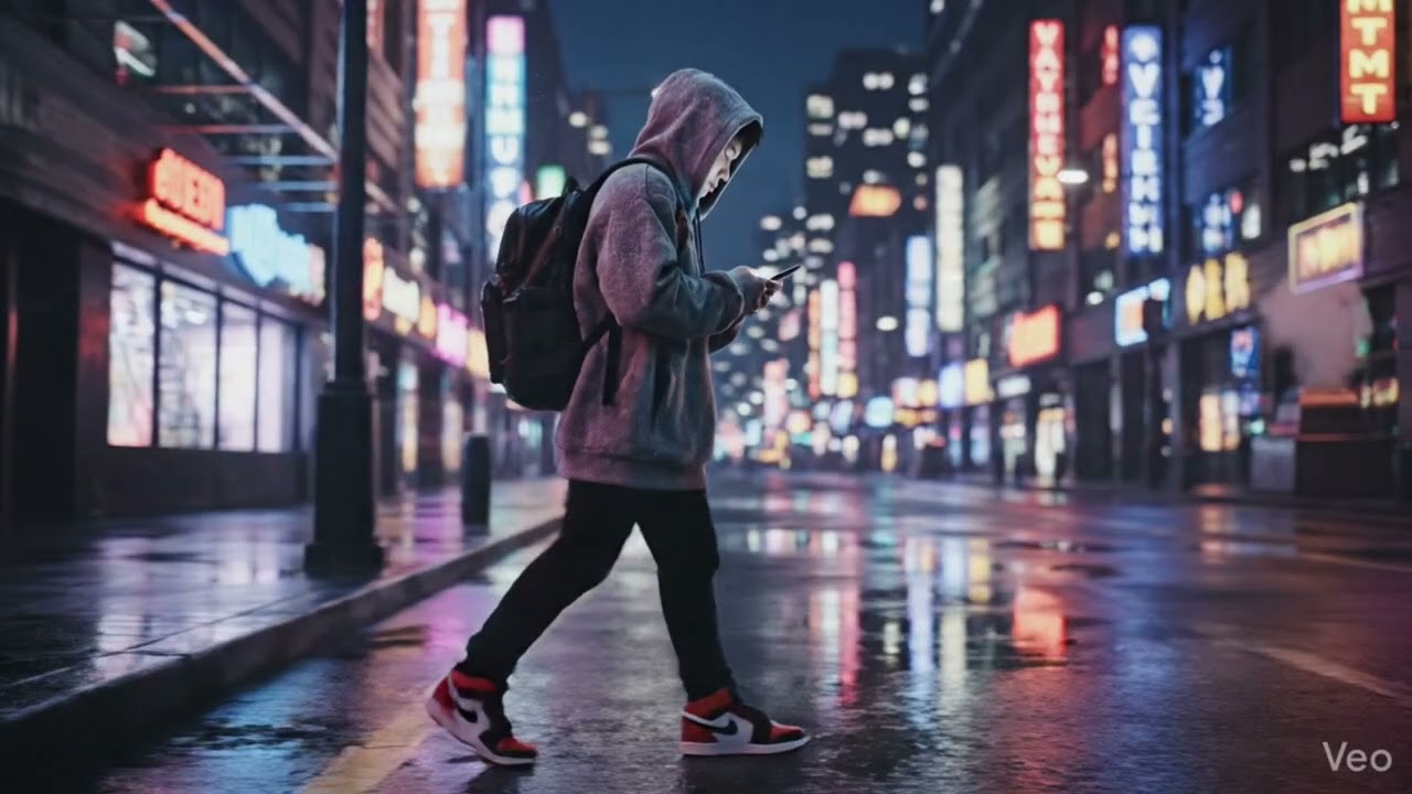 Walking with my shadow.  2026 music video