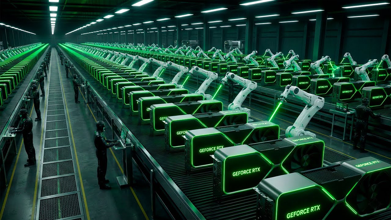 CÓMO se HACE una TARJETA GRÁFICA NVIDIA | ASÍ se FABRICA en una MEGA-FÁBRICA