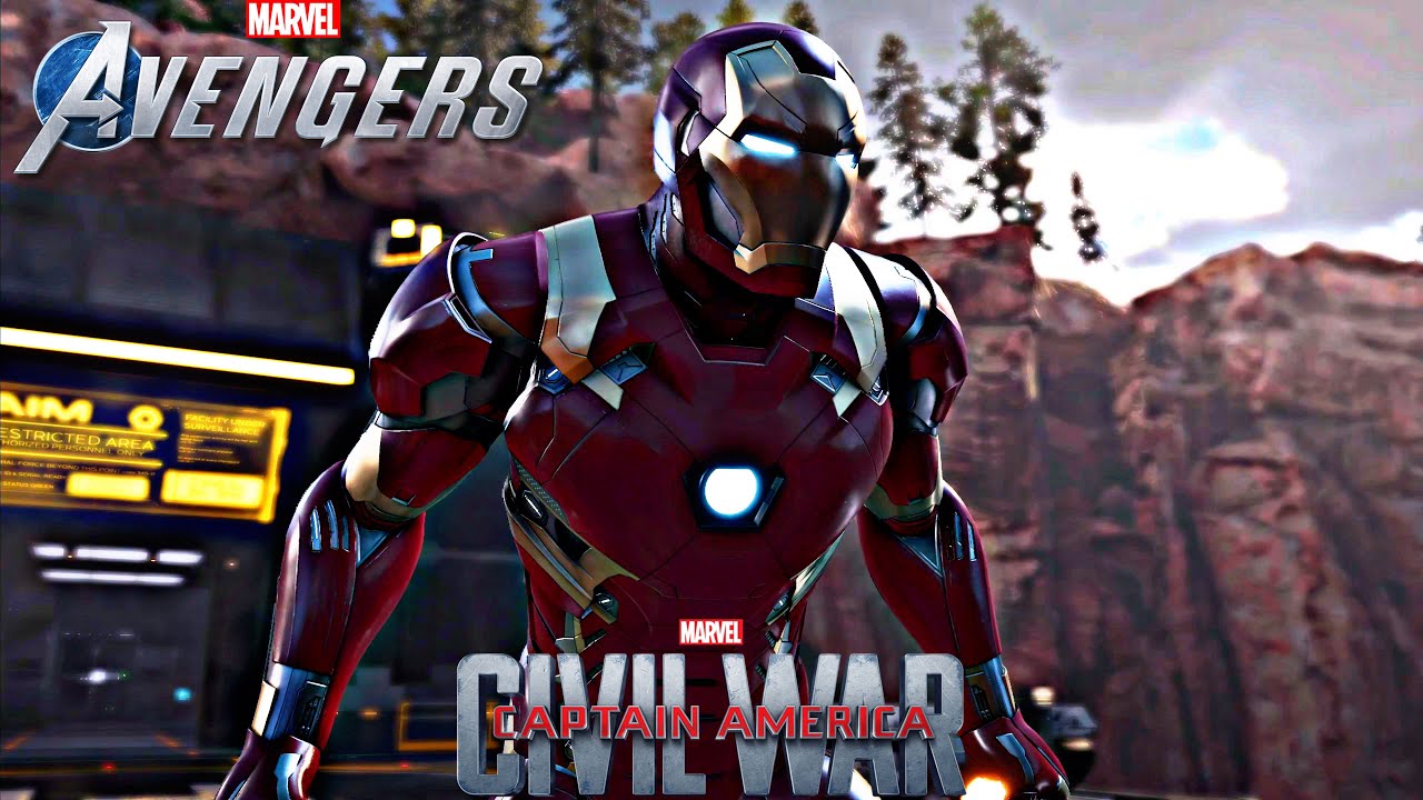 Iron Man MCU Civil War Armor Gameplay | Marvel's Avengers