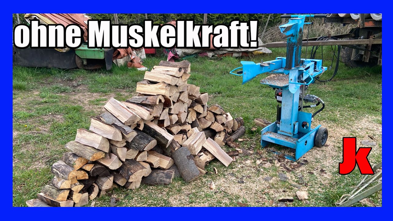 Holzspalter auf Benzinmotor umbauen