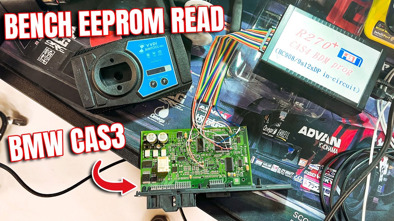 Чтение и запись EEPROM BMW CAS3 Bench R270+ и BIMTool