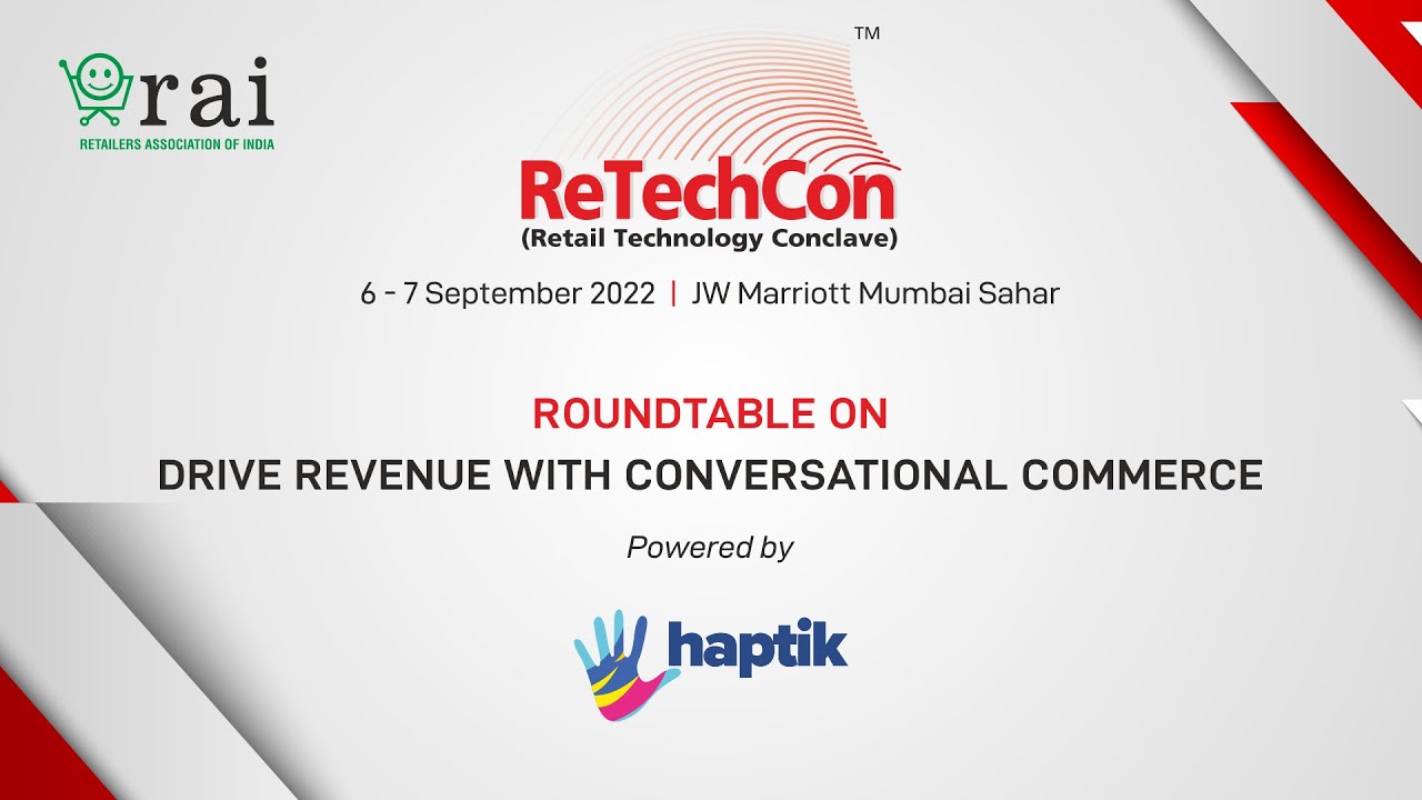 Roundtable on Drive Revenue with Conversational Commerce - By Haptik