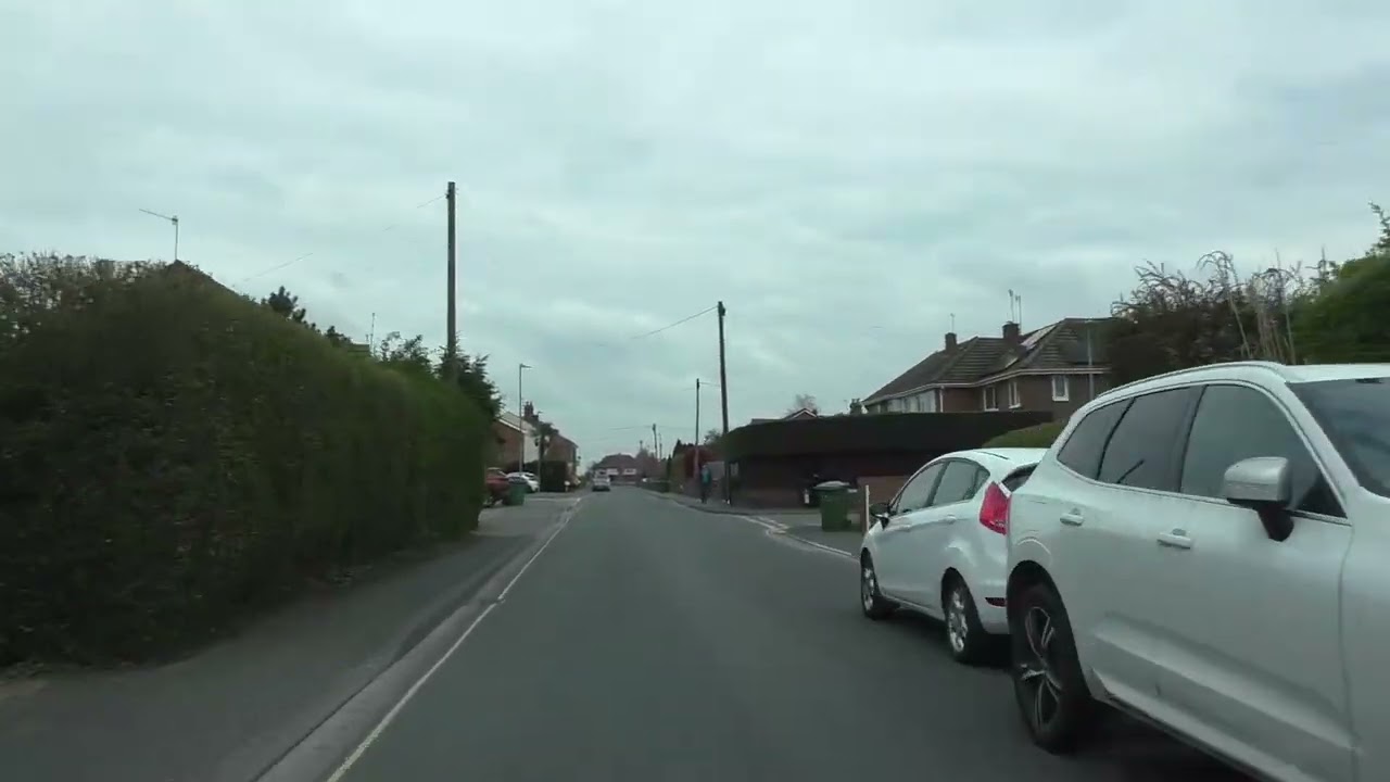 Driving On Tudor Way, Oldbury Road, Comer Gardens, Fern Road & Monarch Drive, Worcester, England