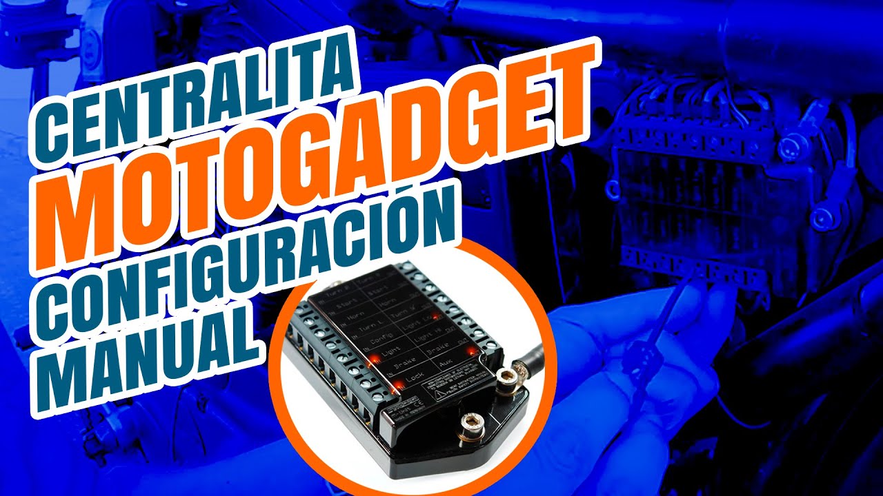 Centralita MOTOGADGET en Sportster 883 Configuración manual