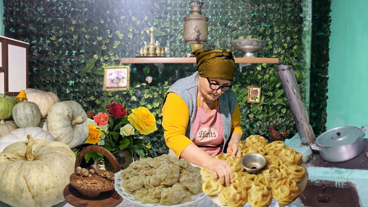 Азербайджанский Стиль Приготовления Нежной Индейки и Вкусные Манты с Тыквой