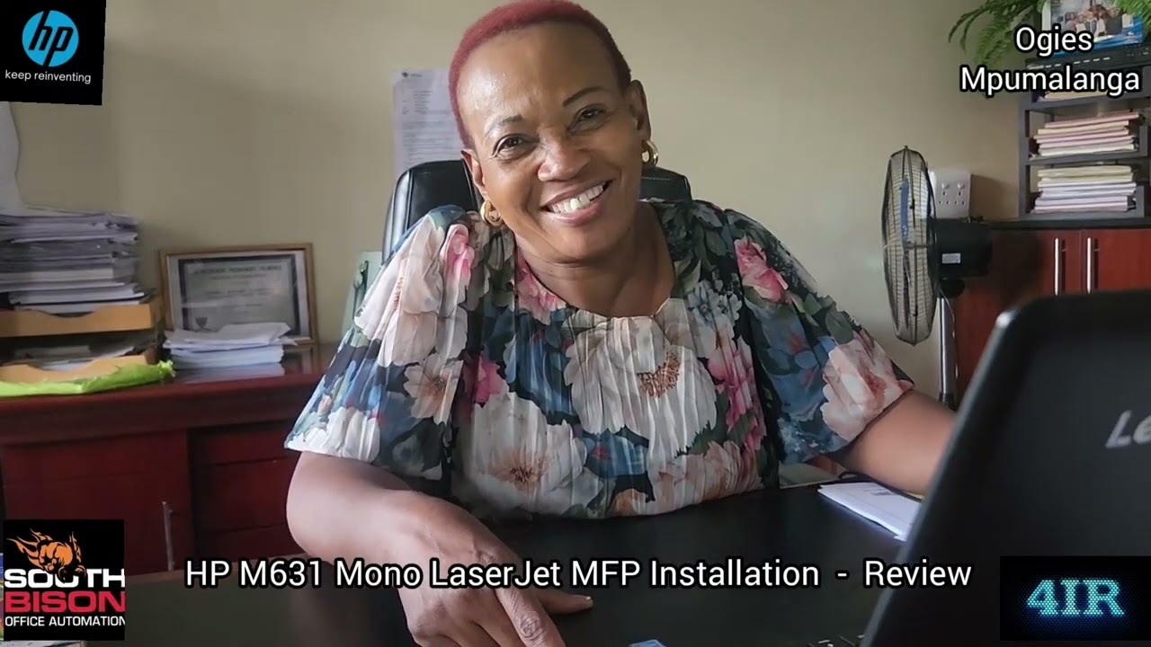 HP M631 Mono LaserJet Installation  - Review 