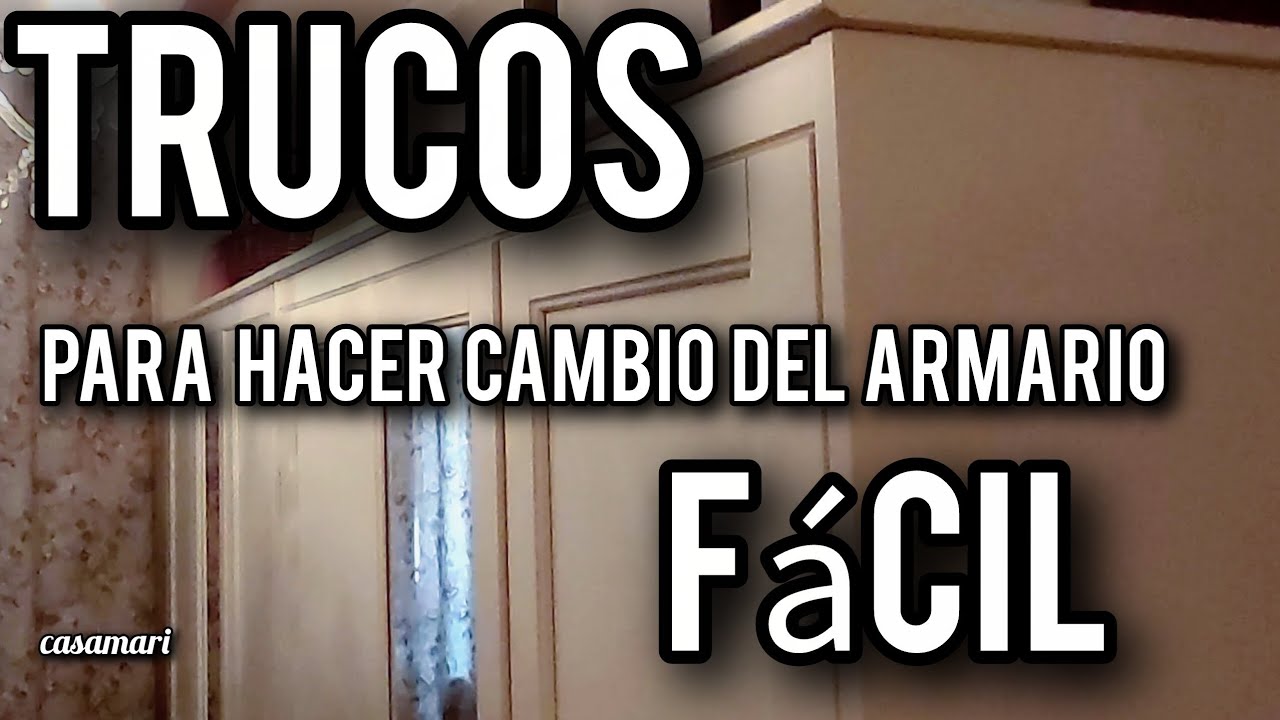 TRUCOS PARA ORGANIZAR Y LIMPIAR T&Uacute;  ARMARIO F&Aacute;CILMENTE #organizar #tips #armario 