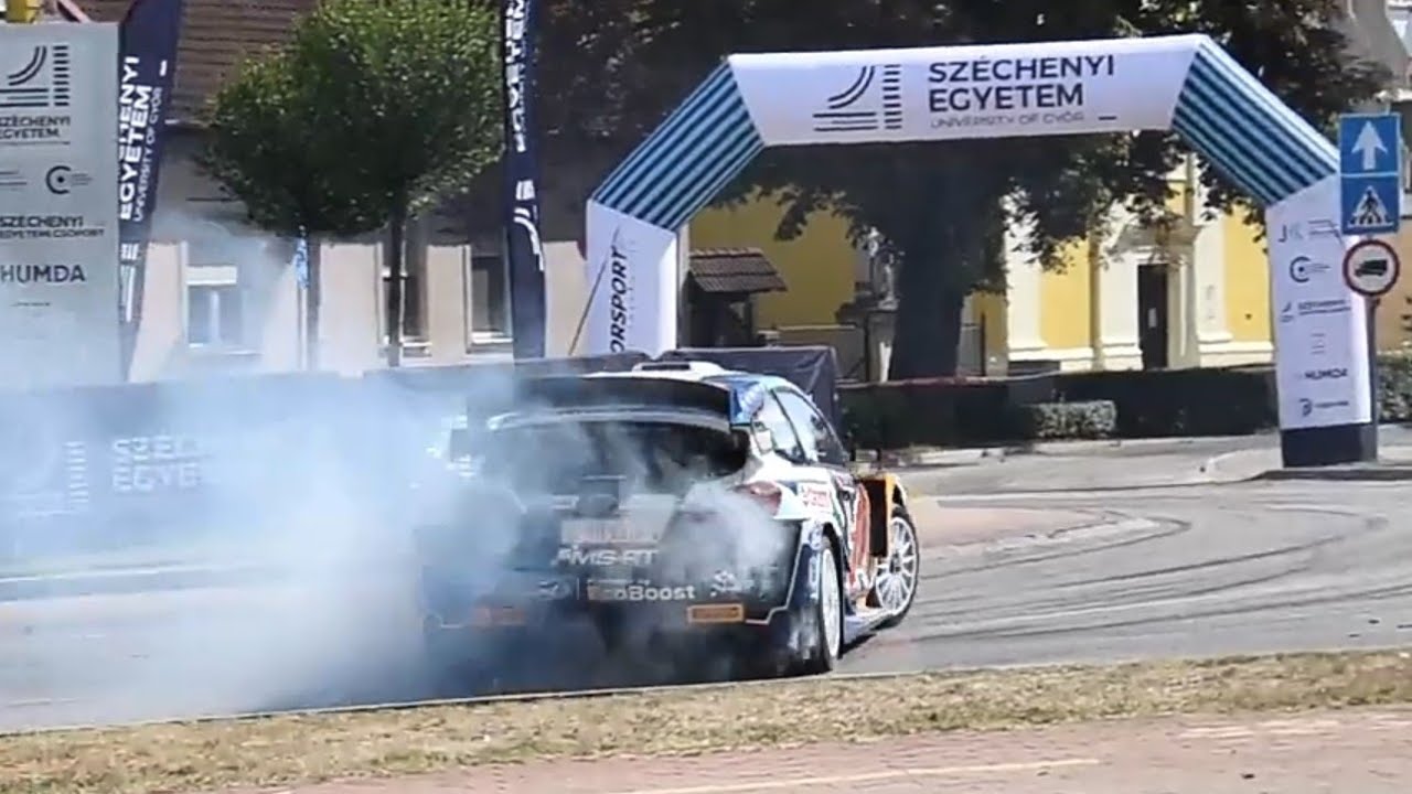 II WHB Győr Rally 2024 City Stage SHOW TIME / ACTION & DRIFT
