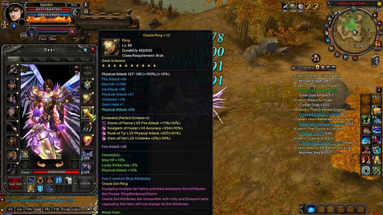 New Battle of the Immortals lvl 118 Brzk Abyss Server
