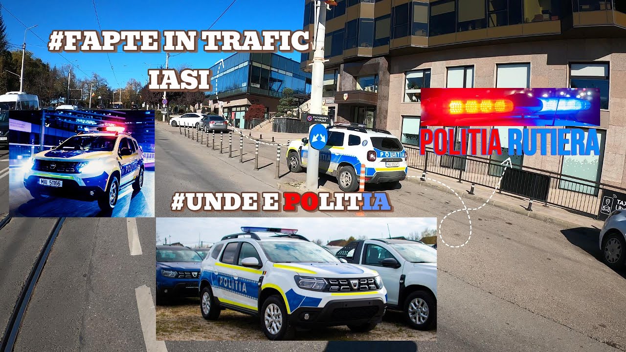 POLIȚIA RUTIERA DUSTER IAȘI – Parcat, dar fără ei! 🤔🚓 4K 50FPS Fapte în Trafic #62