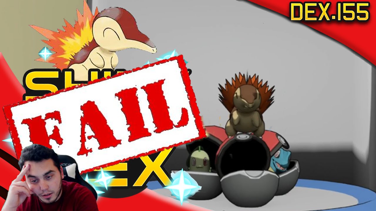EPIC SHINY FAIL ANIMATED! CYNDAQUIL FAIL 3D ANIMATION!
