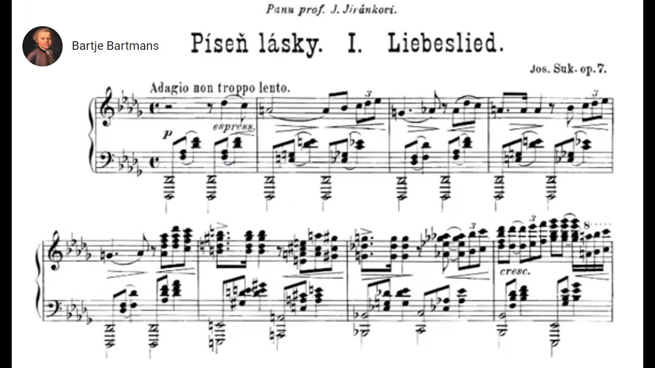 Josef Suk - 4 pieces from Opus 7 (1893)