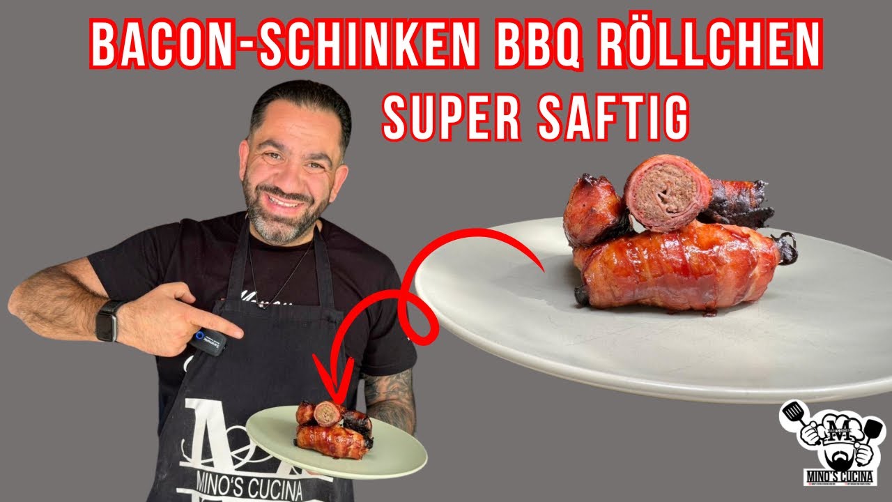 Bacon Schinken BBQ Röllchen