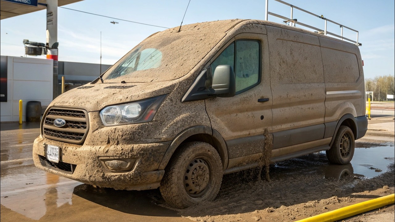 Washing the DIRTIEST Van's I've Ever Seen 🤮 Satisfying ASMR