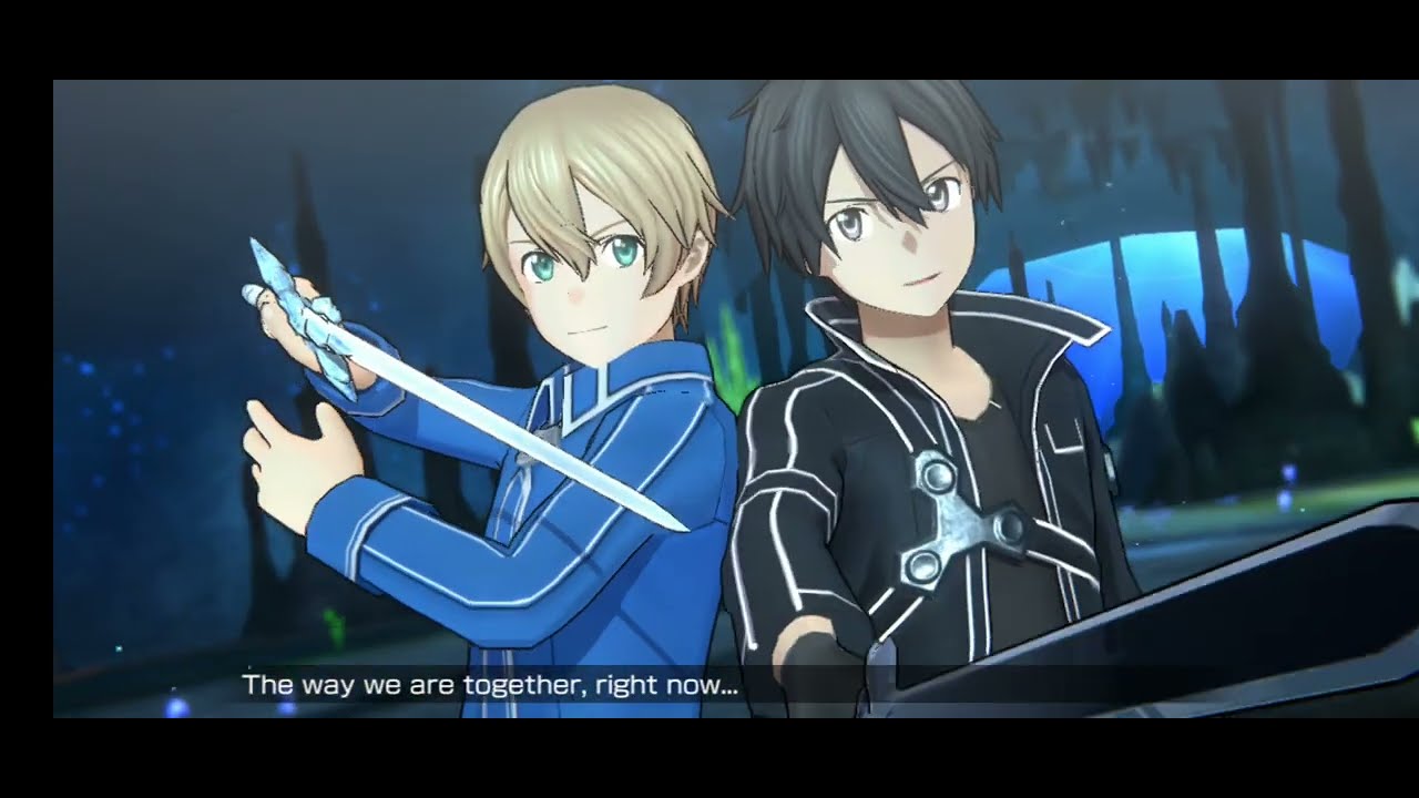 Kirito and Eugeo Intro Interaction | Sword Art Online Variant Showdown (SAOVS)