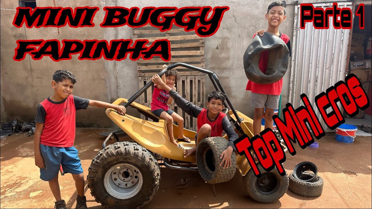 Mini buggy fapinha projeto minicross off Round com motor Honda 250  PARTE 1