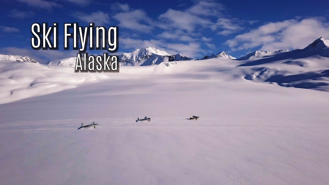 Landing a Plane on Skis on a Glacier | Alaska | Geoff Oliver