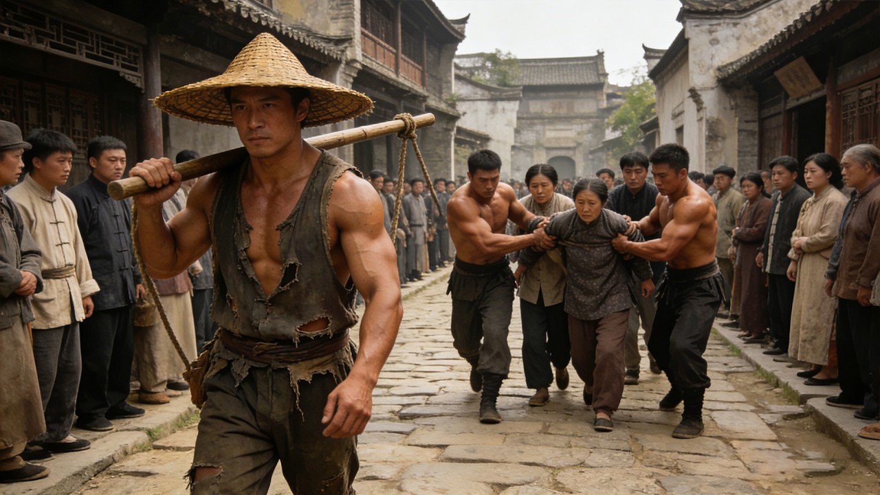 惡霸追殺村民，不料遇上功夫高手！#kungfu #功夫