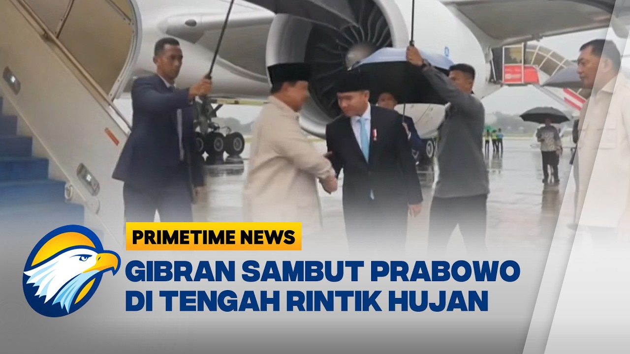 Wapres Gibran Jemput Presiden Prabowo di Halim Perdana Kusuma -  [Primetime News]
