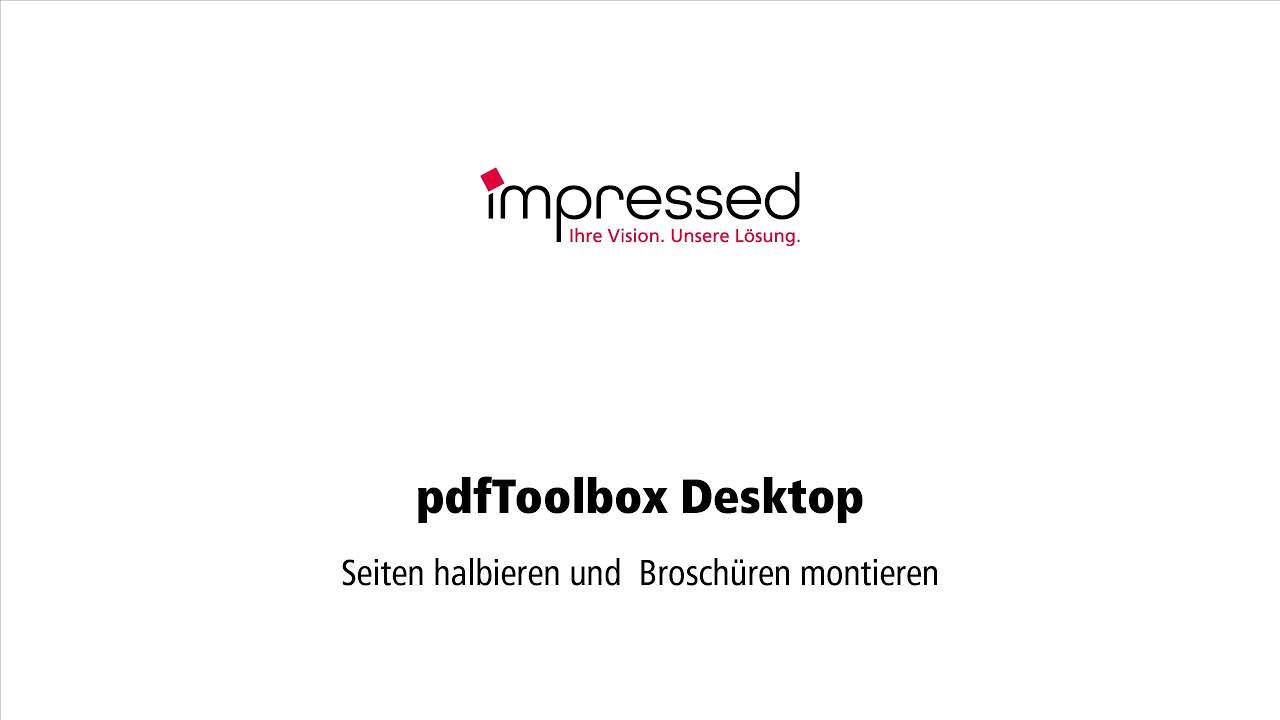 callas pdfToolbox: Seiten halbieren und Broschüre erstellen