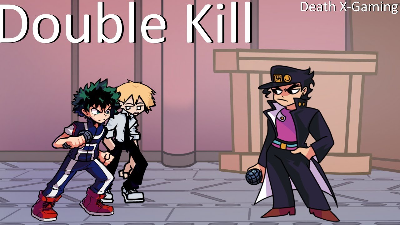 Friday Night Funkin' - Double Kill But It's Denji & Deku Vs Jotaro (My Cover) FNF MODS