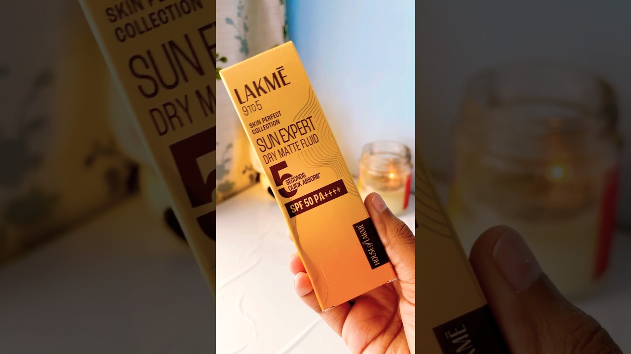 Lakme Sun Expert Dry Matte Fluid SPF 50 PA++++ sunscreen #ashortaday #beauty #viralshort #spf50 #fyp