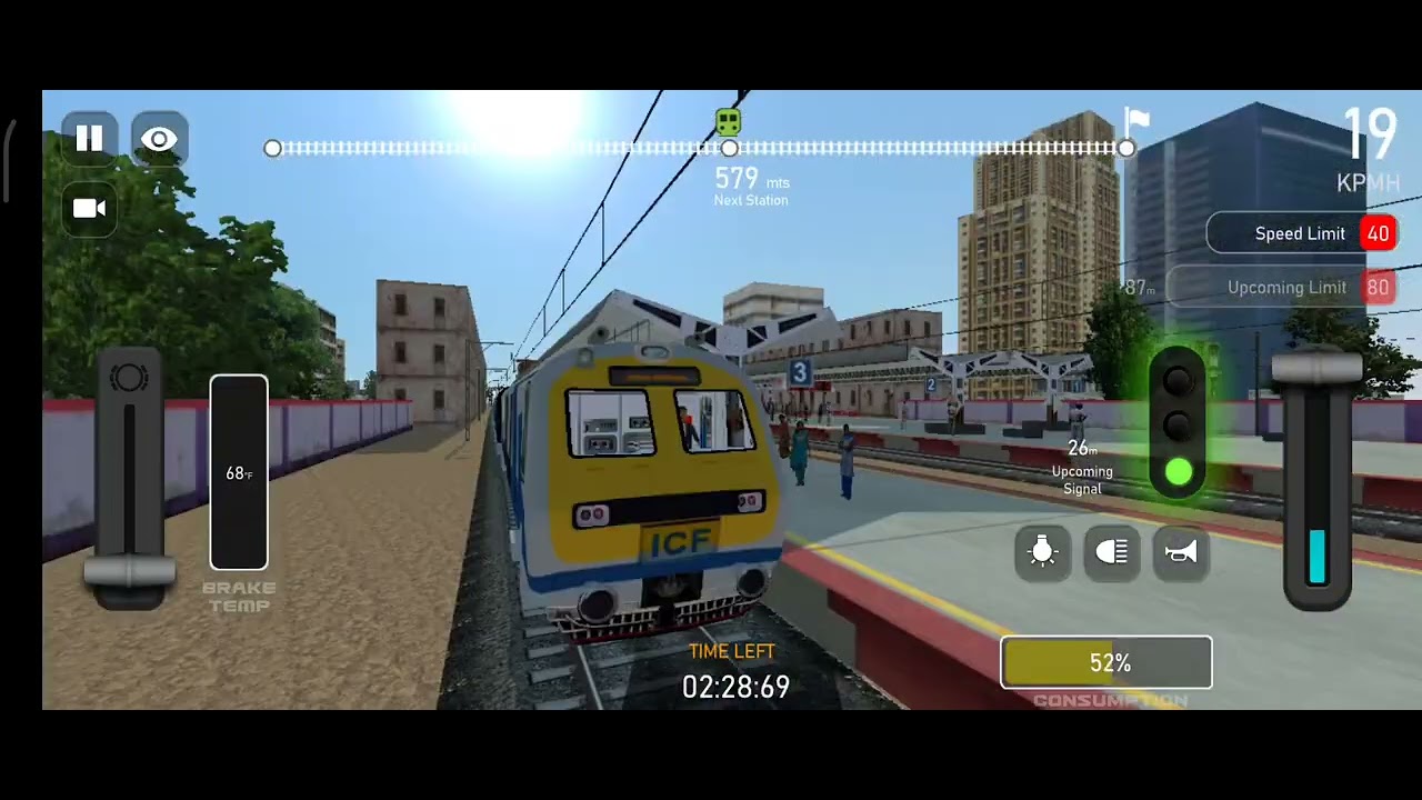 Indian Local Train Simulator : Game || Highbrow Interactive || Mobile Gameplay || Train Game ||