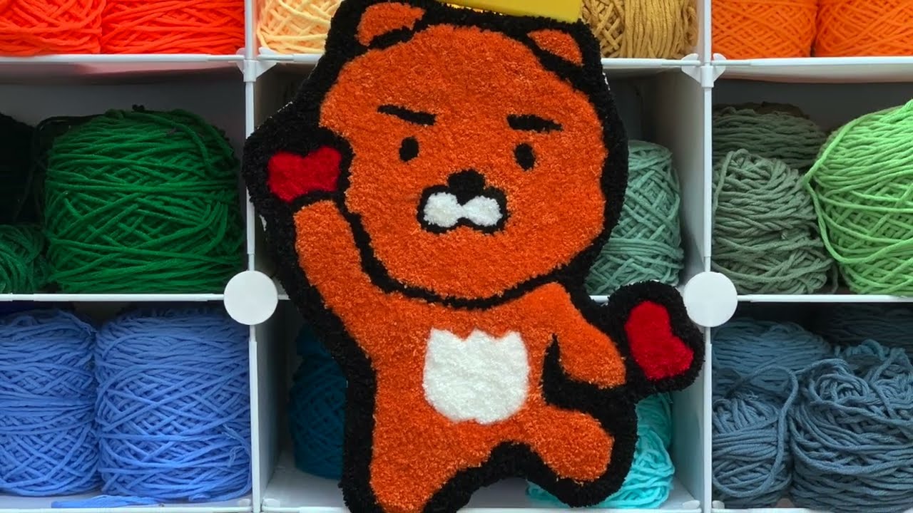 🇭🇰 Timelapse｜Kakao Friends｜Ryan｜Tufting